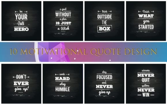 8 Motivational Quote SVG Bundle Design: Graphics for Crafts & Local Brands