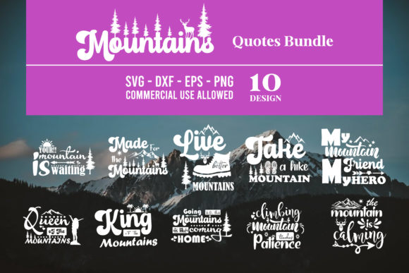 Adventure Travel Quote SVG 10 Design: Graphics for Crafts & Content