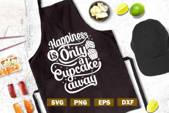 Baking Quote SVG Happiness Is Only a Graphics Craft