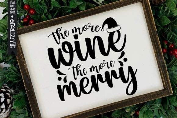 Christmas and Wine Quote SVG: Graphics for Crafts & Branding