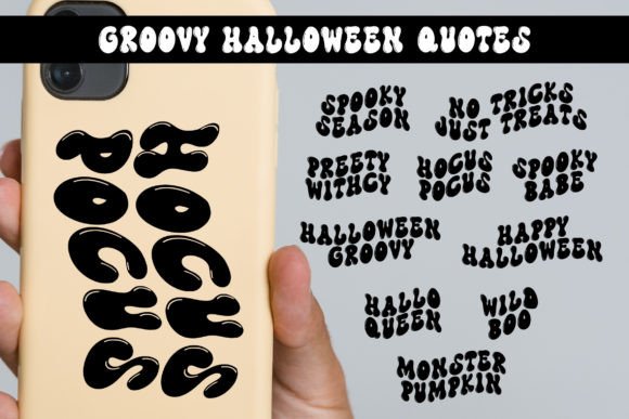 Groovy Halloween Quote SVG: Graphics for Crafts Sellers