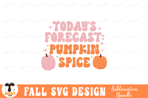 Pumpkin Spice Fall Quote SVG Design for Crafts & Graphics