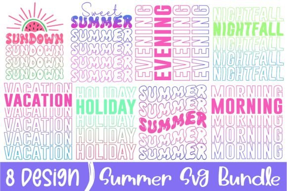 Summer Quote SVG Design Bundle: Graphics for Crafts & Brand Projects