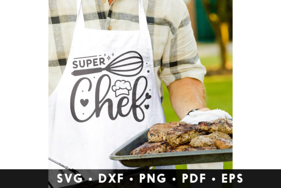Super Chef SVG: Graphics for Crafts & Culinary Content